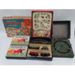 Equestrian interest - a late 19th/early 20th century French mechanical parlour game, comprising