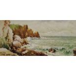ARTHUR WHITE (British 1865-1953), Cornish Bay, watercolour, signed lower left, framed and glazed,