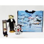 A Britannia Airways air stewardess merchandising doll, boxed - height 22cm, together with a Town and