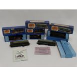 Hornby Dublo tank locomotive - 2-6-4, in British Rail livery, 3-rail, boxed, EDL18, together with