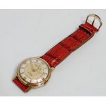 A Smiths Imperial gentlemans wristwatch - the bi-colour dial with numerals and batons, fitted with a