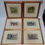 After GEORGE VERNON STOKES (1873-1954) English Sheepdog In The Pasture Lithograph Framed and