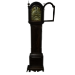 Robert Lumpkin, a Georgian mahogany longcase clock - 8 day movement, the arched dial with an