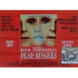 Dead Ringers - UK Quad poster 755 x 1010mm, together with seven Lobby cards - F.O.H.S.