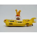 Corgi - The Beatles Yellow Submarine diecast roll along toy, with figures of John, Paul, George