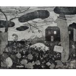 Jennifer BROWN (British 1925-2008), What Seems to be the Trouble, Etching, Signed, titled and
