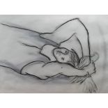 Sheila OLNER (British 1930-2020), Waking Dreaming, Pencil and chalk, Signed, titled and dated