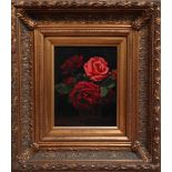 GARNET RUSKIN WOLSELEY (1884-1967) Still Life Roses Oil on board Signed lower left Framed Picture