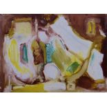 Judy LUSTED (British 20th/21st Century), Abstract, Oil on canvas, Unframed, Picture size 30cm x