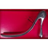 A Manolo Blahnik for Habitat aluminium shoe horn - with original box.