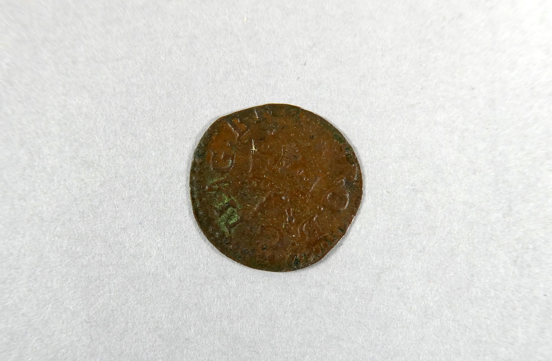 A Charles 1 Irish farthing. - Bild 2 aus 2