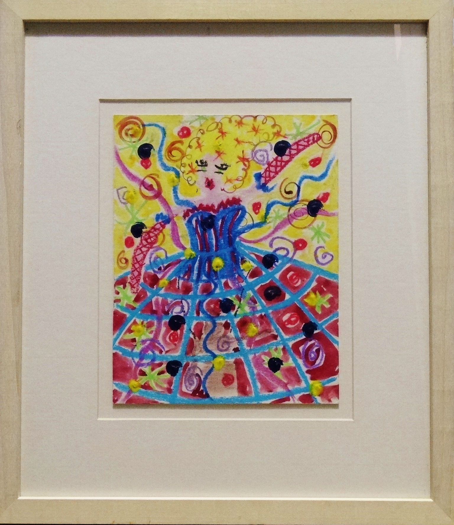 Faye THOMPSON (British 20th/21st Century), Glowan Dancer, Watercolour, Framed and glazed, Picture - Image 2 of 3