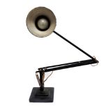 Herbert Terry Anglepoise lamp - an early example finished in black