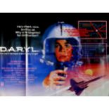 An original UK Quad film poster - 'D.A.R.Y.L.', 764 x 1014mm.