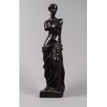 A 20th century bronze casting of Venus de Milo - a Louvre museum reproduction, height 20cm