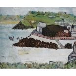 R C KEMP (British 20th Century), Cornish Harbour, Oil on board, Signed and dated 65? lower right,