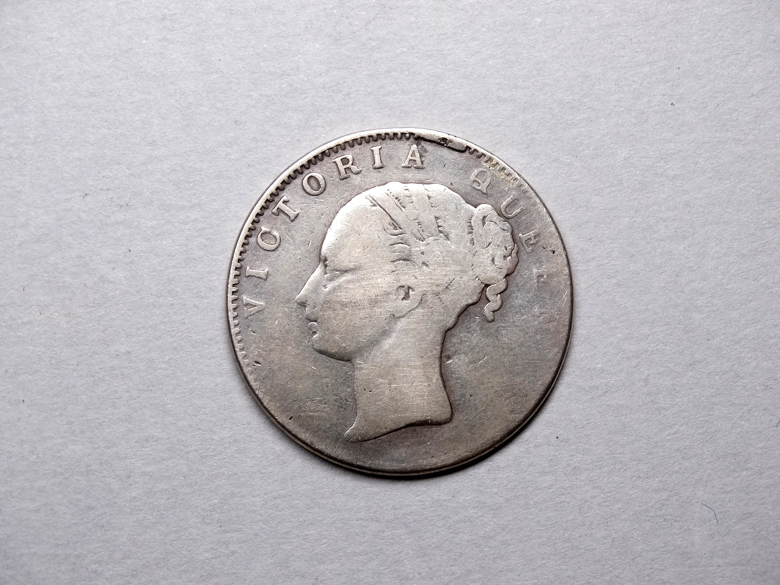 A Victoria Indian 1 Rupee 1840.