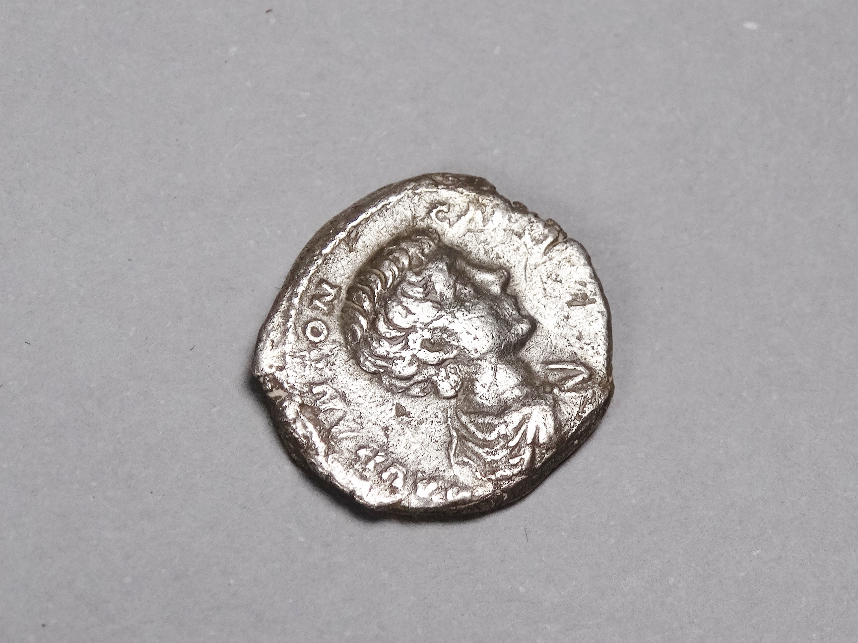 A Roman Geta silver denarius