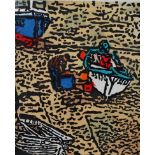 Rosa OSBORNE (British 20th/21st Century), St Ives SS170, Woodcut, Signed, titled numbered 6/50 and