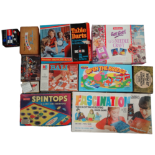A collection of vintage board games -