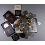 Two presentation sets of 1969 decimal coinage - together with a quantity of other, including