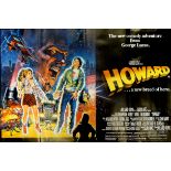 An original UK Quad film poster - 'Howard ... a new breed of hero', 764 x 1014mm.