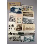 A small quantity of postcards - to include views of South America, Marseille, The Suez Canal and a