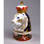 A Royal Worcester candle snuff - to commemorate HRH Queen Elizabeth's Golden Jubilee, modelled as