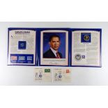 Barack Obama 44th President of the United States commemorative medallion set - together with two