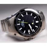 A Seiko Sportura Kinetic Auto Relay titanium wristwatch - model 5J22-OEOO, circa 2006, with