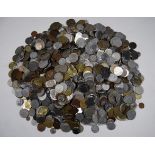 A quantity of foreign coinage.