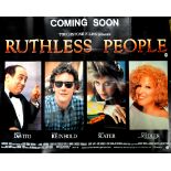 An original UK Quad film poster - 'Ruthless People', 764 x 1014mm.