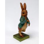 A Peter Rabbit point of sale shop display - manufactured by Pytram Ltd of New Malden, the standing