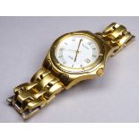 An Accurist Pulse Kinetic gentlemans wristwatch - Model MB063, gilt metal case and expanding
