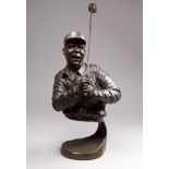 Mark HOPKINS (American b. 1963) Look at it Go! Bronze Signed, numbered 207/950 and dated '92