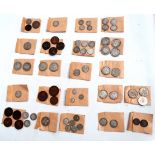A quantity of pre decimal coinage - mostly 20th century, with some earlier.