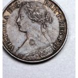 1861 farthing - five berries.