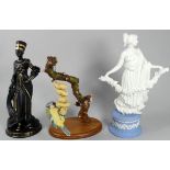 A Wedgwood jasperware figure of Flora - from the Dancing Hours Collection, limited edition 75/500,