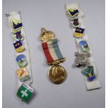 Ten Butlins holiday camp lapel badges - various dates from 1960 to 1966, together with a 1911
