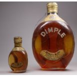 A bottle of John Haig & Co Dimple Scots whisky - mid 20th century blended, retaining foil cap,