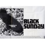 An original UK Quad film poster - 'Black Sunday', 764 x 1014mm.