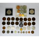 A small quantity of coins - mostly pre decimal
