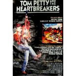 Tom Petty and The Heartbreakers - poster to promote 'Into The Great Wide Open', 151.5 x 101cm.