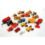 A quantity of die cast commercial vehicles - mainly Lesney, Meccano and Matchbox (qty)
