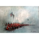 # Ben MAILE (1922-2017) The Thin Red Line Lithograph Limited edition 393/450 Signed in pencil
