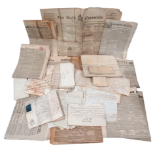 A quantity of 18th/19th velum deeds and documents - together with some associated ephemera (qty).