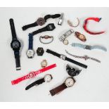 A quantity of quartz fashion watches.