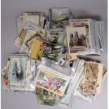 A large quantity of postcards - mostly first half of the 20th century, including comic,