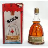 A bottle of Bols apricot brandy - incorporating a Dancing Ballerina music box, circa 1970's,