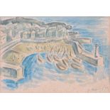 # Mary AUDSLEY (1919-2008) St Ives Watercolour Signed and dated '84 lower right and gallery label